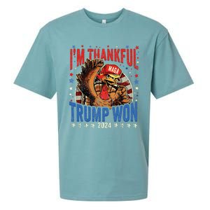 Funny IM Thankful Trump We Won 2024 Vance Inauguration 2025 Sueded Cloud Jersey T-Shirt