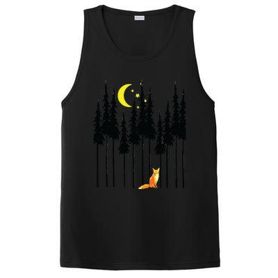 Fox In Trees, Wildlife Tees Tee PosiCharge Competitor Tank