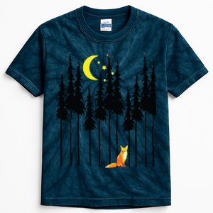 Fox In Trees, Wildlife Tees Tee Kids Tie-Dye T-Shirt