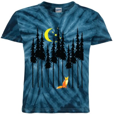 Fox In Trees, Wildlife Tees Tee Kids Tie-Dye T-Shirt