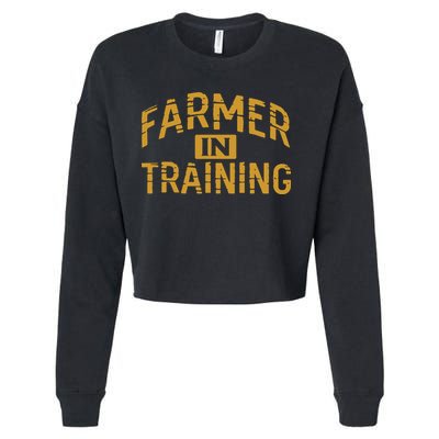 Farmer In Training Farmer Cropped Pullover Crew