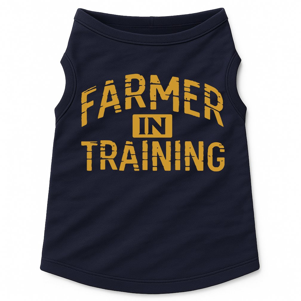 Farmer In Training Farmer Doggie Tank