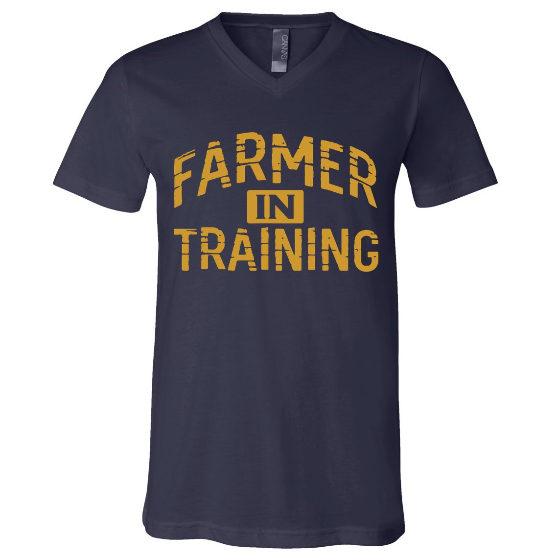 Farmer In Training Farmer V-Neck T-Shirt