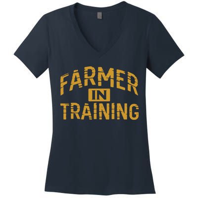 Farmer In Training Farmer Women's V-Neck T-Shirt
