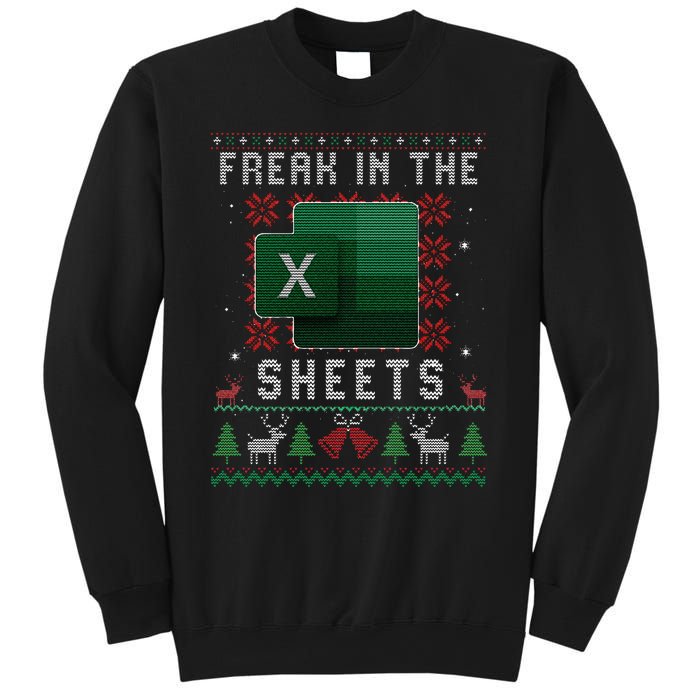 Freak In The Sheets Excel Ugly Christmas Sweater Funny Sweatshirt