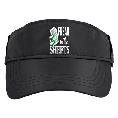 Freak In The Excel Sheets Funny Accountant Spreadsheet Adult Drive Performance Visor