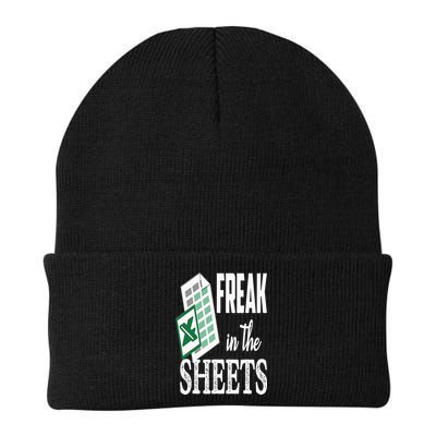 Freak In The Excel Sheets Funny Accountant Spreadsheet Knit Cap Winter Beanie