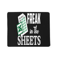 Freak In The Excel Sheets Funny Accountant Spreadsheet Mousepad