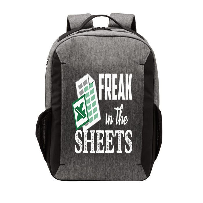 Freak In The Excel Sheets Funny Accountant Spreadsheet Vector Backpack