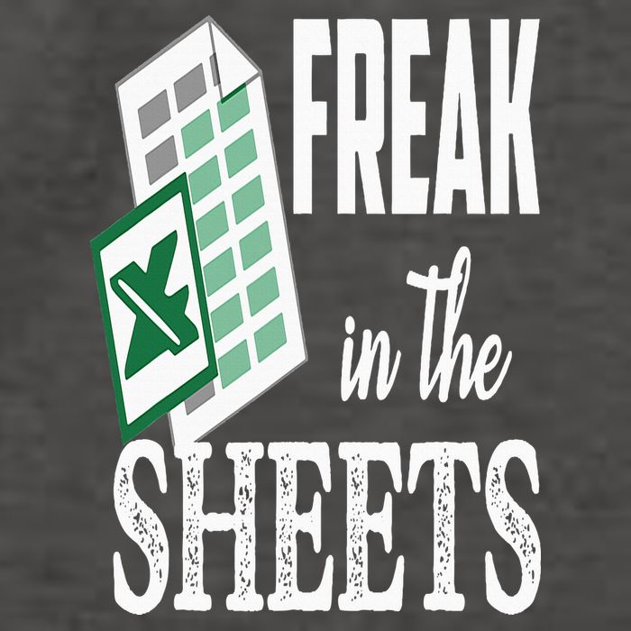 Freak In The Excel Sheets Funny Accountant Spreadsheet Vector Backpack