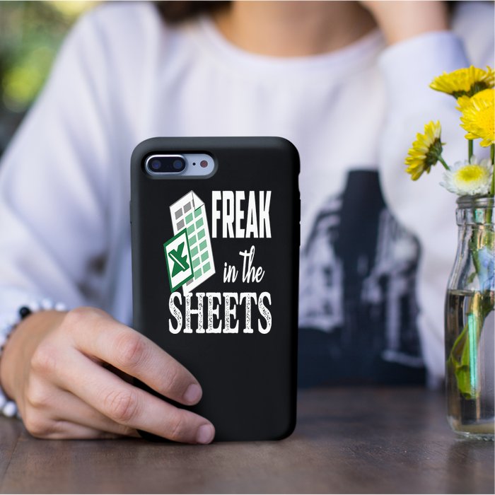 Freak In The Excel Sheets Funny Accountant Spreadsheet Permanent Decal Sticker