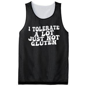 Funny I Tolerate A Lot Just Not Gluten Mesh Reversible Basketball Jersey Tank