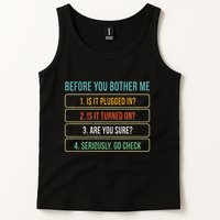 Funny Information Technology Tech Technical Support Tank Top