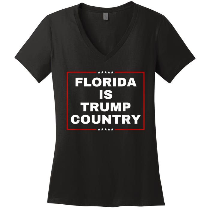 Florida Is Trump Country Take America Back 2024 Election Women's V-Neck T-Shirt