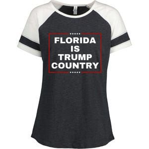 Florida Is Trump Country Take America Back 2024 Election Enza Ladies Jersey Colorblock Tee