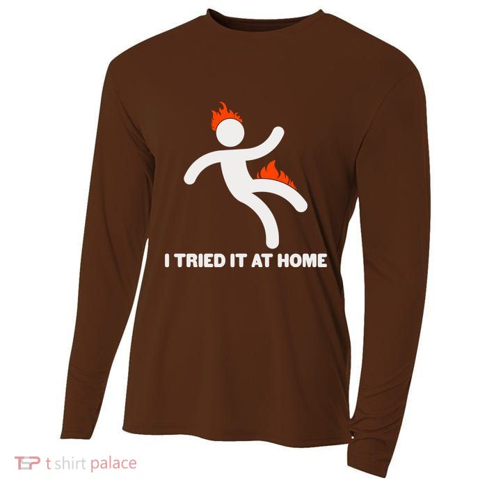 Funny I Tried It At Home Cooling Performance Long Sleeve Crew