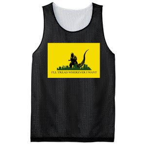 Funny Ill Tread Wherever I Want Meme Mesh Reversible Basketball Jersey Tank