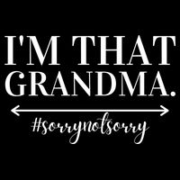 Funny I'm That Grandma Cute Grandmother Grandparent Gift City Backpack