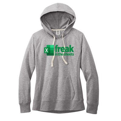 Freak In The Excel Sheets Funny Gift Women's Fleece Hoodie