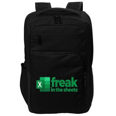 Freak In The Sheets Excel Funny Office Impact Tech Backpack