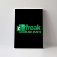 Freak In The Sheets Excel Funny Office Canvas