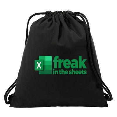 Freak In The Sheets Excel Funny Office Drawstring Bag