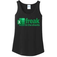 Freak In The Sheets Excel Funny Office Ladies Essential Tank