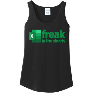 Freak In The Sheets Excel Funny Office Ladies Essential Tank