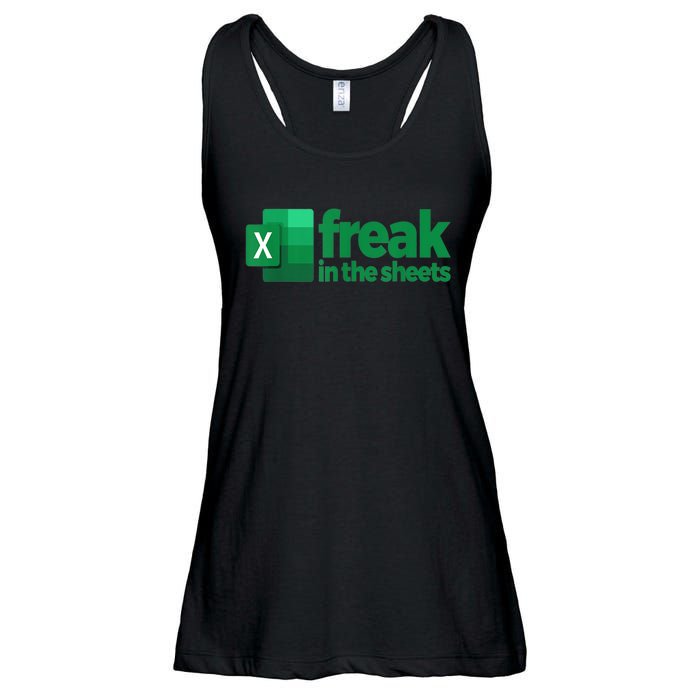 Freak In The Sheets Excel Funny Office Ladies Essential Flowy Tank