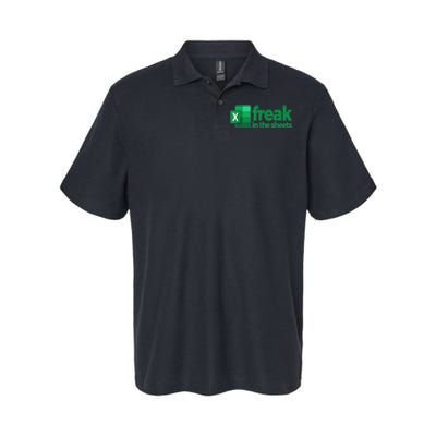 Freak In The Sheets Excel Funny Office Softstyle Adult Sport Polo