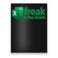 Freak In The Sheets Excel Funny Office Poster