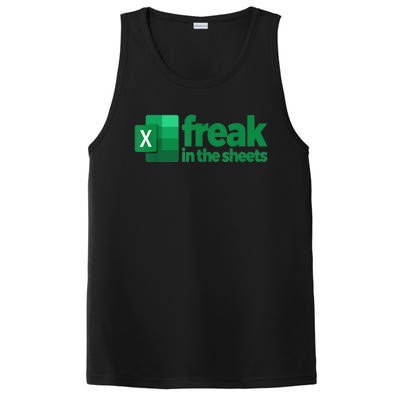 Freak In The Sheets Excel Funny Office PosiCharge Competitor Tank