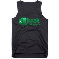 Freak In The Sheets Excel Funny Office Tank Top