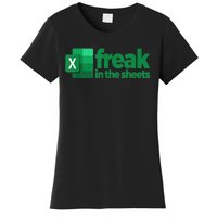 Freak In The Sheets Excel Funny Office Women's T-Shirt