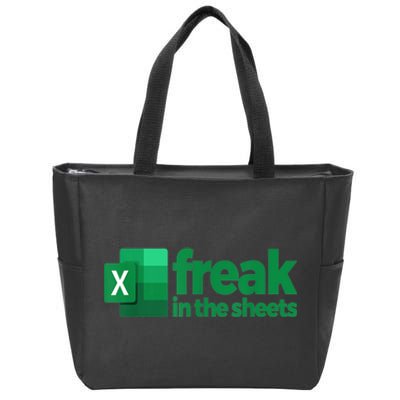 Freak In The Sheets Excel Funny Office Zip Tote Bag