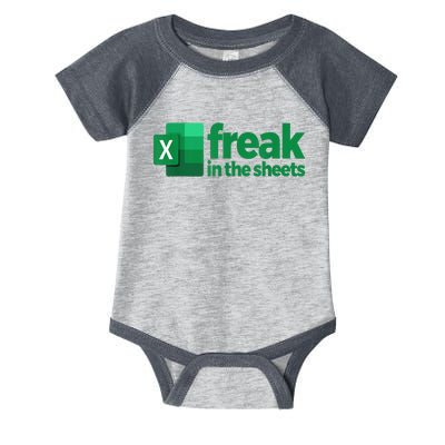 Freak In The Sheets Excel Funny Office Infant Baby Jersey Bodysuit