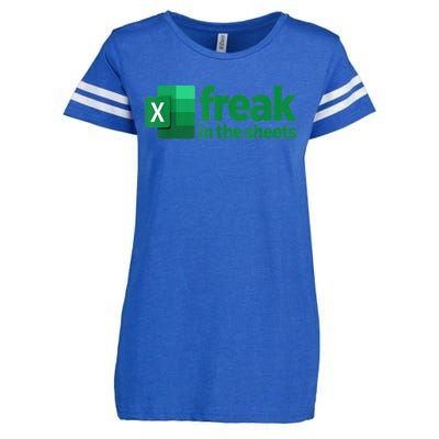 Freak In The Sheets Excel Funny Office Enza Ladies Jersey Football T-Shirt