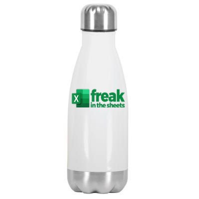 Freak In The Sheets Excel Funny Office Stainless Steel Insulated Water Bottle