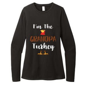 Funny Im The Grandpa Turkey Thanksgiving Family Matching Gift Womens CVC Long Sleeve Shirt