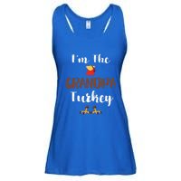 Funny Im The Grandpa Turkey Thanksgiving Family Matching Gift Ladies Essential Flowy Tank