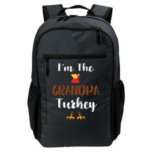 Funny Im The Grandpa Turkey Thanksgiving Family Matching Gift Daily Commute Backpack