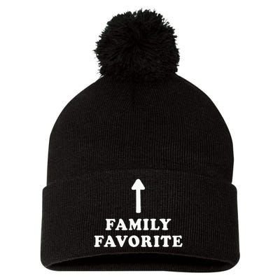 Favorite In The Family Mom Dad Brother Sister Sibling Pom Pom 12in Knit Beanie