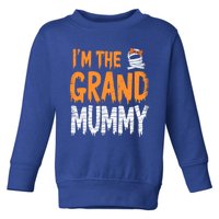 Funny IM The Grand Mummy Grandmother Halloween Costume Gift Toddler Sweatshirt