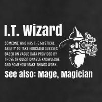 Funny Information Technology Support Computer Tech It Wizard Trucker Hat