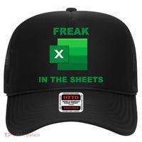 Freak In The Excel Sheets High Crown Mesh Back Trucker Hat