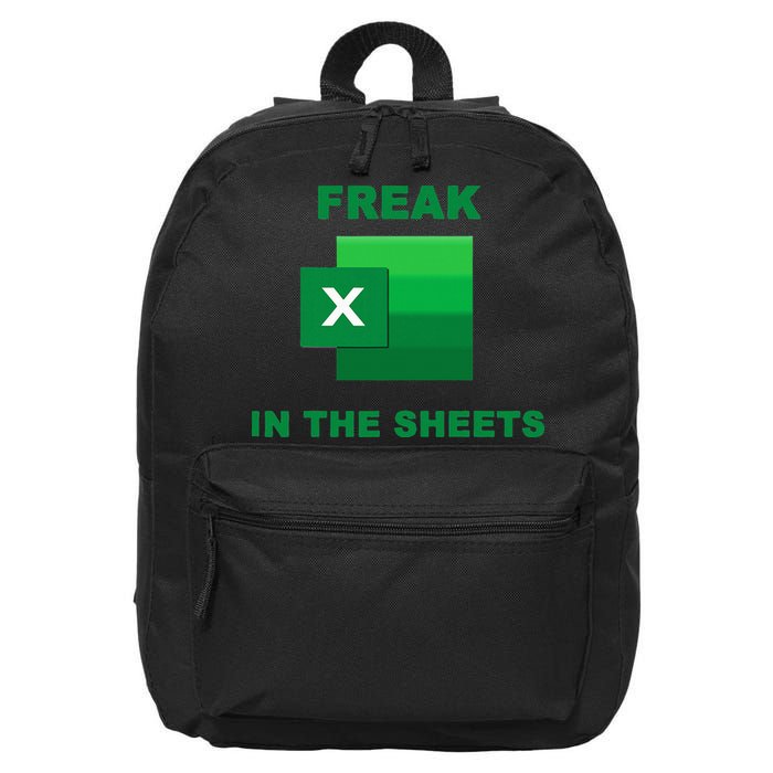 Freak In The Excel Sheets 16 in Basic Backpack