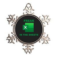 Freak In The Excel Sheets Metallic Star Ornament