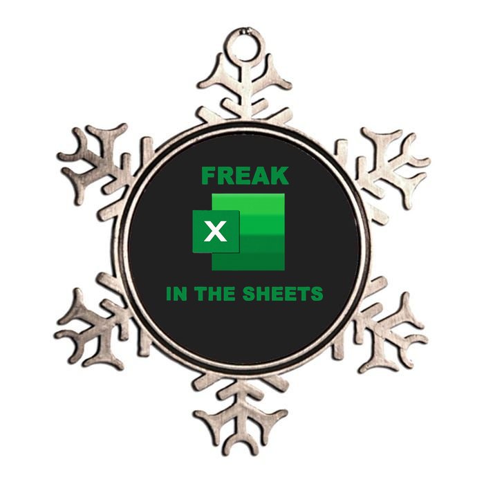 Freak In The Excel Sheets Metallic Star Ornament