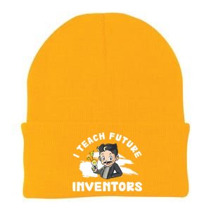 Funny I Teach Future Inventors For Innovation Tech Professor Great Gift Knit Cap Winter Beanie