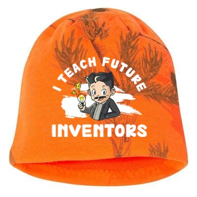 Funny I Teach Future Inventors For Innovation Tech Professor Great Gift Kati - Camo Knit Beanie